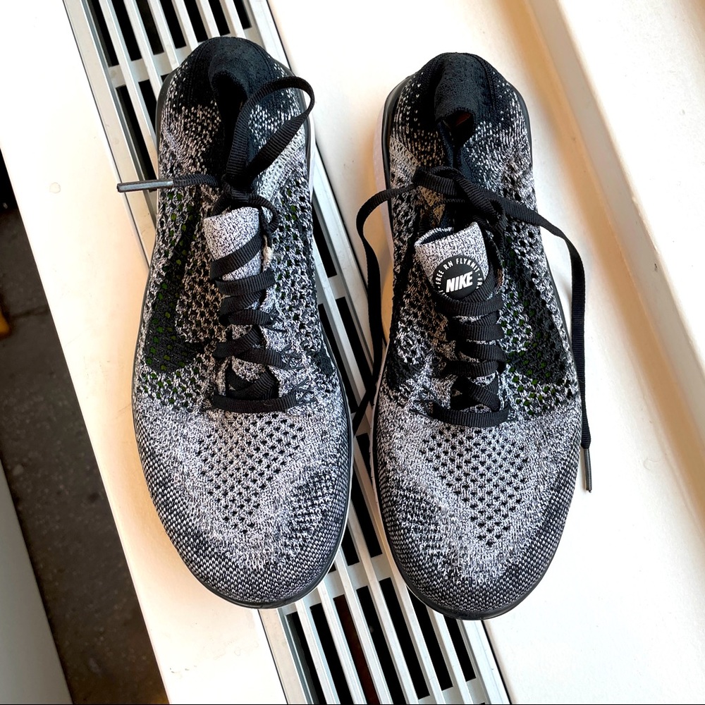 NIKE Free Flyknit 2018 “ Oreo “ running shoes